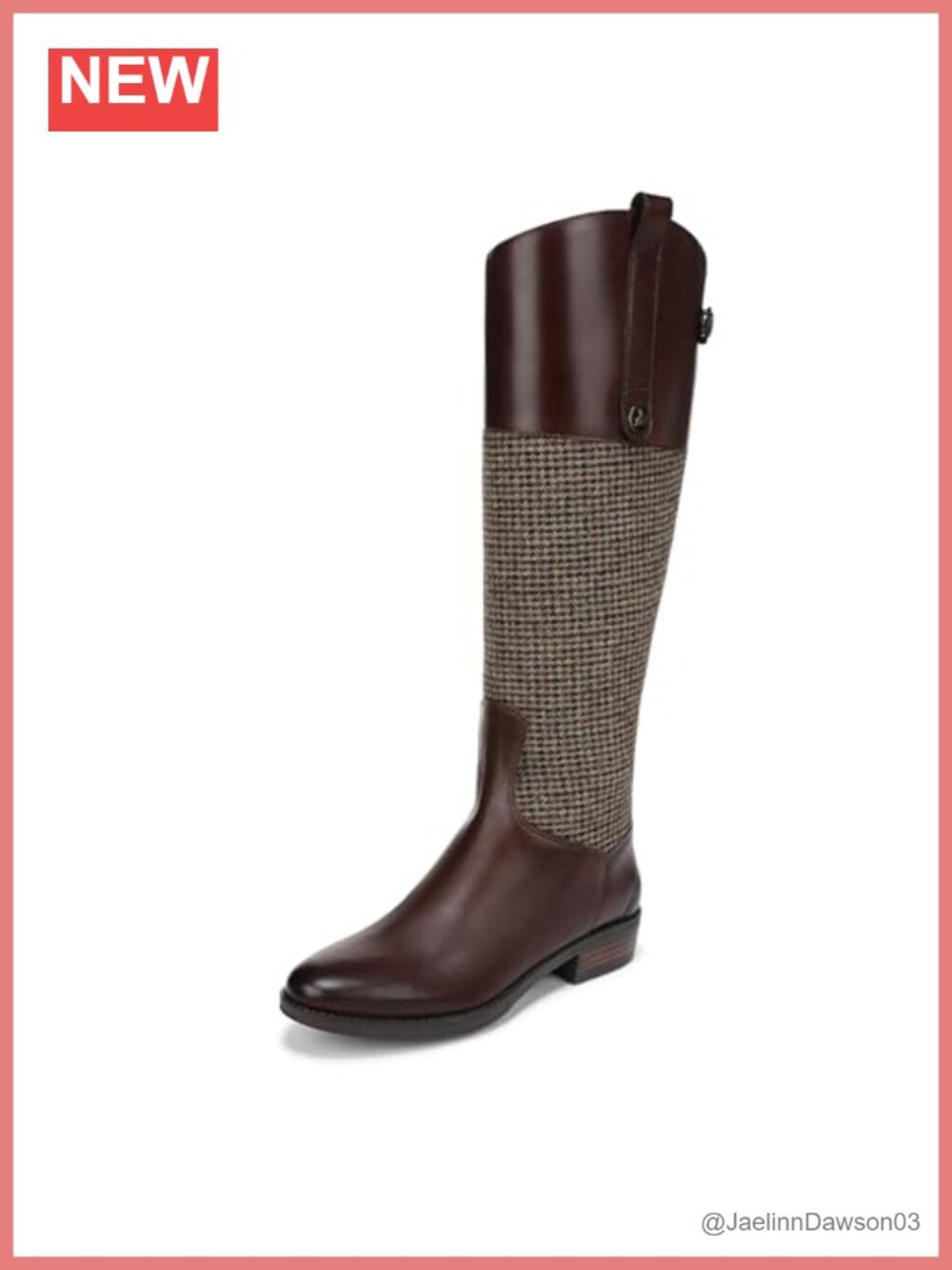 Leather Riding Boots Equestrian Mid-Calf Zip